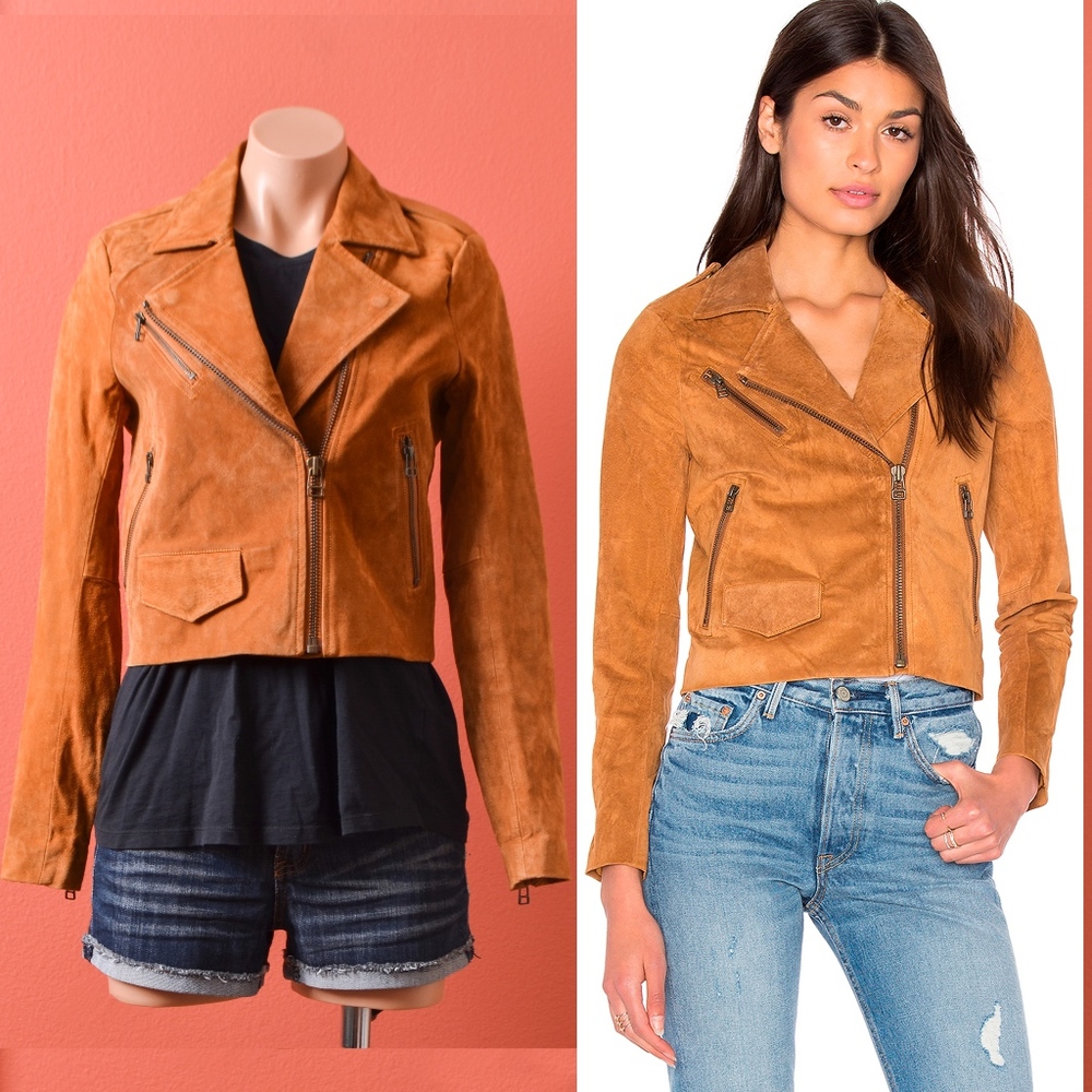 Capulet Stella Moto Jacket in Cognac S